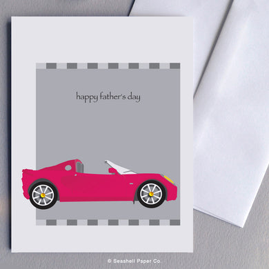 Father's Day Sport Car Card - seashell-paper-co