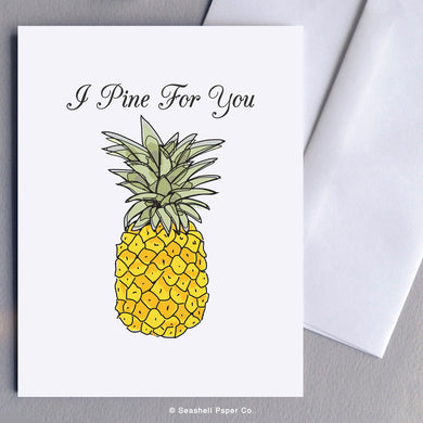 Love Pineapple Card - seashell-paper-co