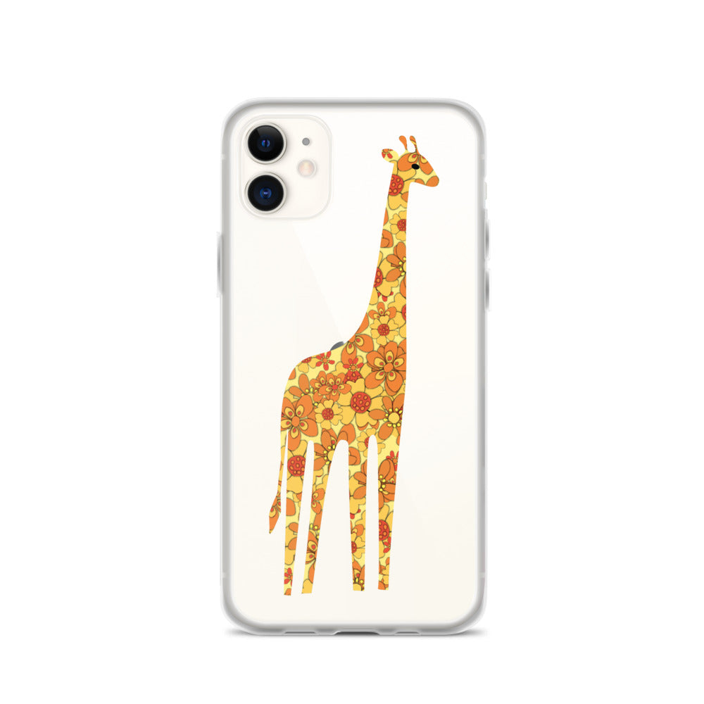 Yellow Floral Giraffe iPhone Case – Seashell Paper Co Yellow Floral Giraffe iPhone Case – Seashell Paper Co