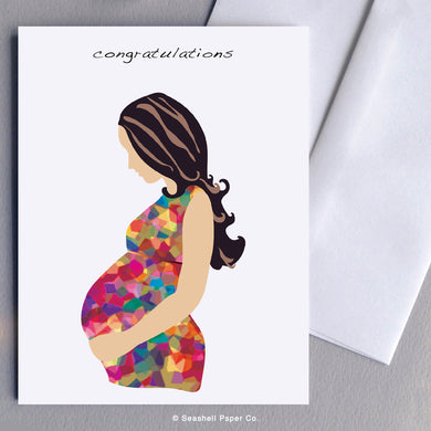New Baby Pregnancy Card - seashell-paper-co