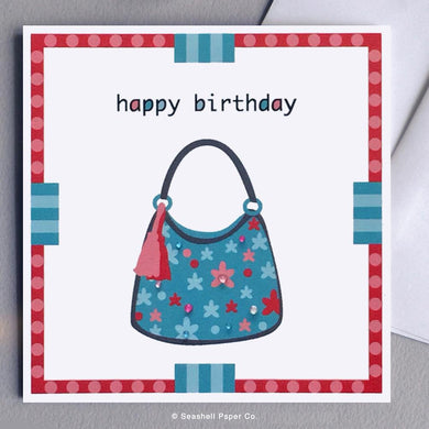 Birthday Purse Card Wholesale (Package of 6) - seashell-paper-co