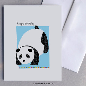 Birthday Panda Card Wholesale (Package of 6) - seashell-paper-co