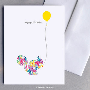 Birthday Squirrel Card Wholesale (Package of 6)