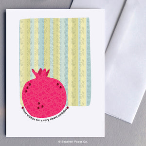 Birthday Pomegranate Card - seashell-paper-co