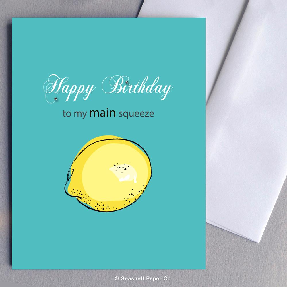 Birthday Lemon Card Wholesale (Package of 6) - seashell-paper-co