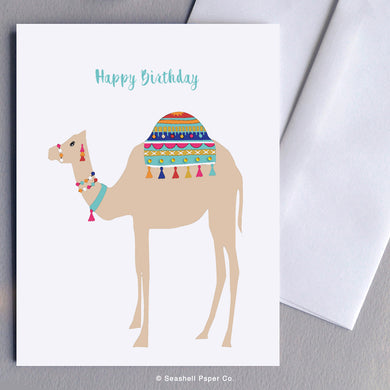 Birthday Camel Card - seashell-paper-co