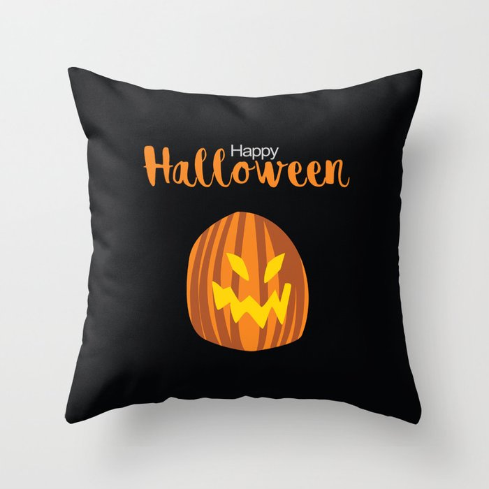 Halloween Pumpkin Premium Pillow - seashell-paper-co