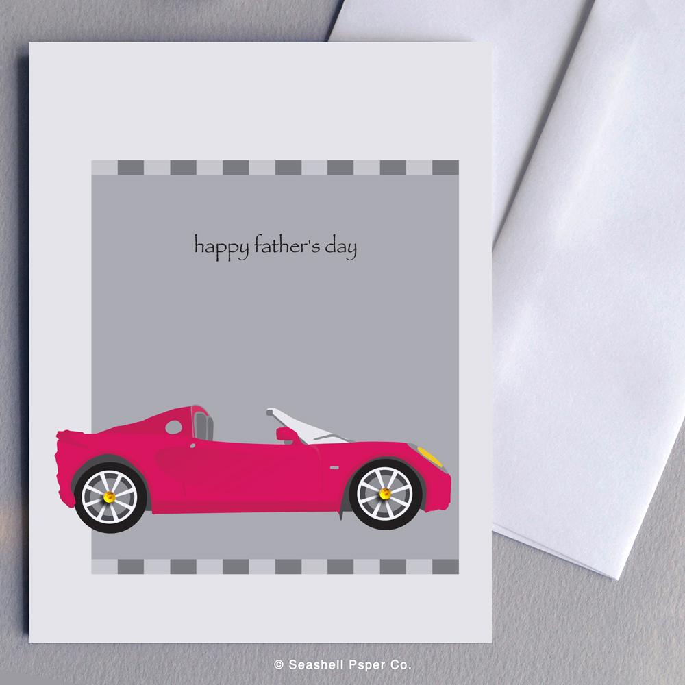 Father's Day Sport Car Card Wholesale (Package of 6) - seashell-paper-co