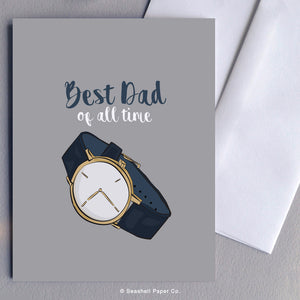 Dad Watch Card - seashell-paper-co