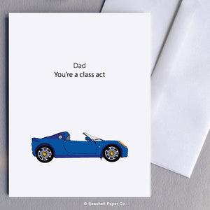 Dad Sport Car Card - seashell-paper-co