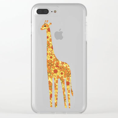 Yellow Floral Giraffe iPhone Case - seashell-paper-co