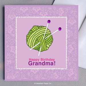 Birthday Grandma Card Wholesale (Package of 6) - seashell-paper-co