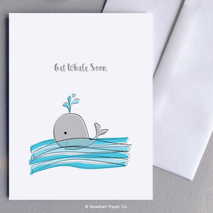 Get Well Whale Card
