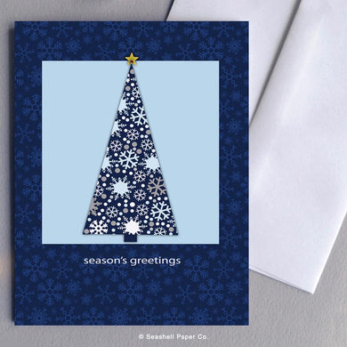 Holiday Season Christmas Tree Card Wholesale (Package of 6) - seashell-paper-co