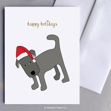 Holiday Seasons Dog Card Wholesale (Package of 6)