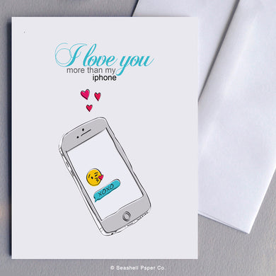 Love iPhone Card - seashell-paper-co