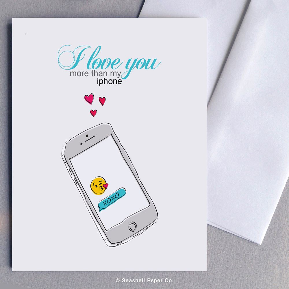 Love iPhone Card - seashell-paper-co