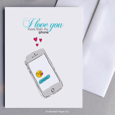 Love iPhone Card Wholesale (Package of 6) - seashell-paper-co