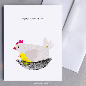 Mother's Day Hen And Chick Card - seashell-paper-co