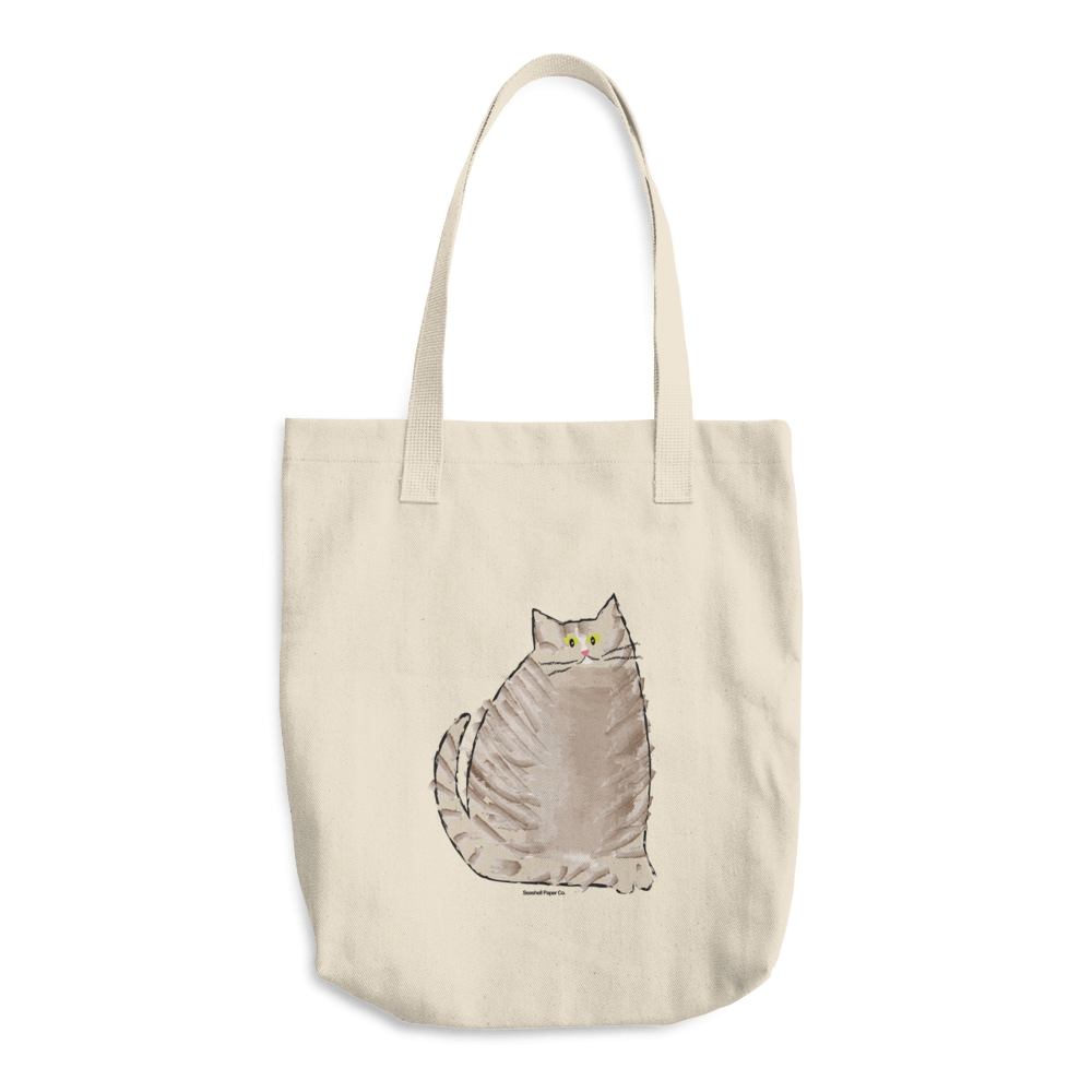Cat Tote Bag - seashell-paper-co