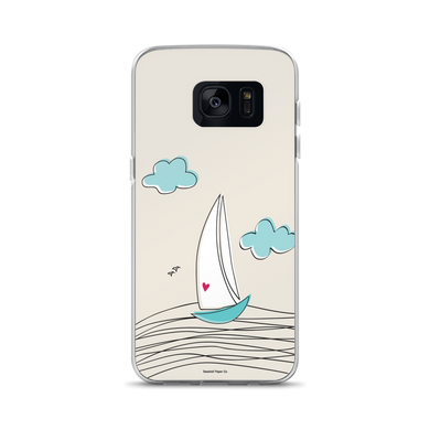Sailboat Samsung Case - seashell-paper-co