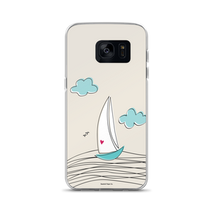 Sailboat Samsung Case - seashell-paper-co