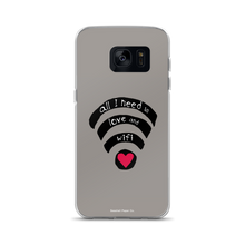 All I need is Love and Wifi Samsung Case - seashell-paper-co