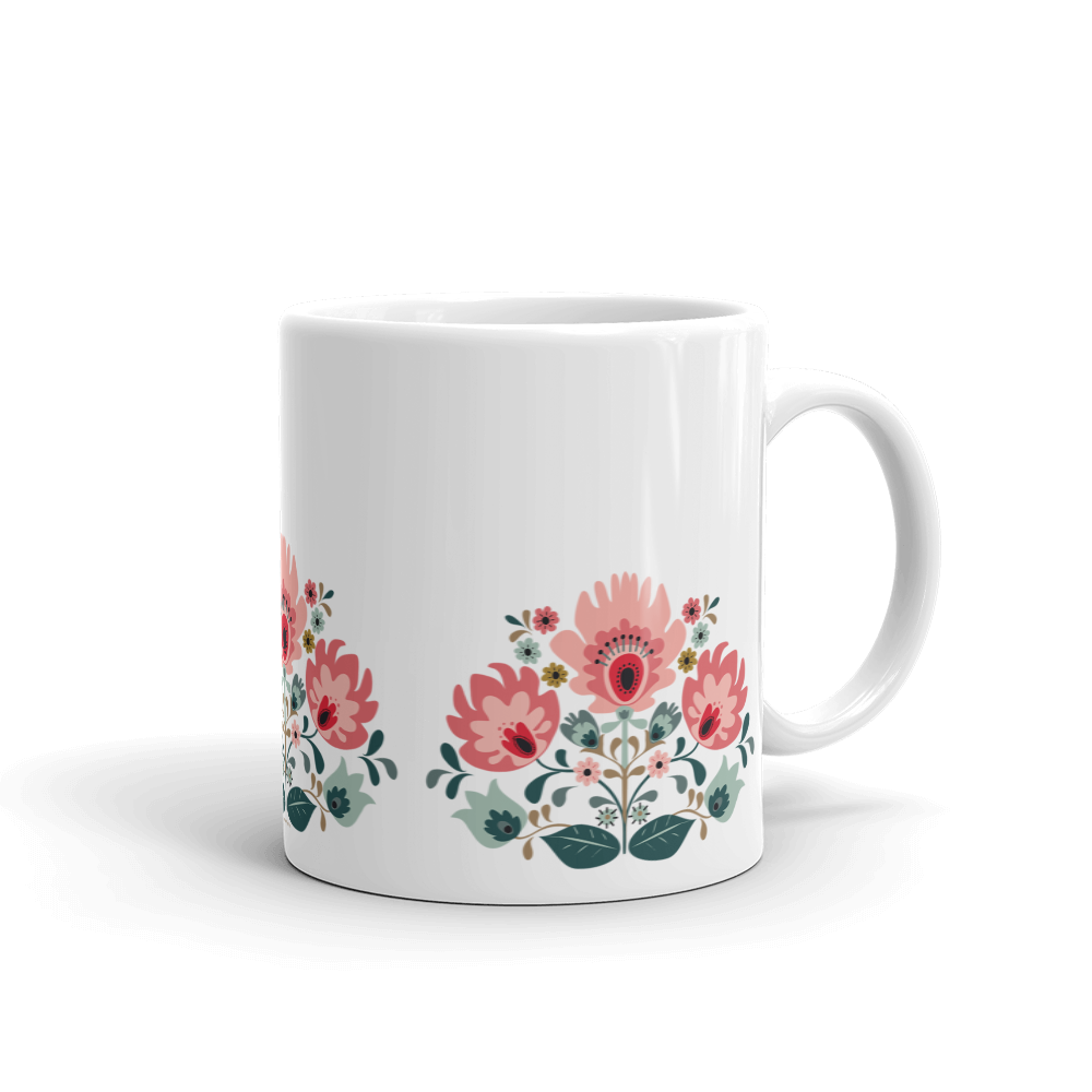 Floral Coffee Mug - seashell-paper-co