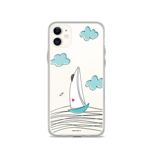 Love Sailboat iPhone Case