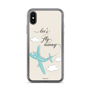 Let's Fly Away iPhone Case - seashell-paper-co