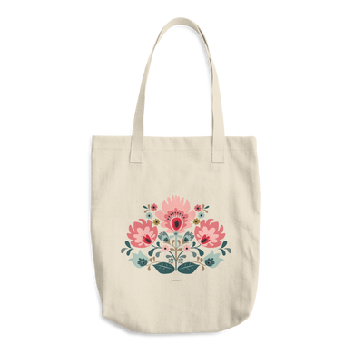 Floral Tote Bag - seashell-paper-co