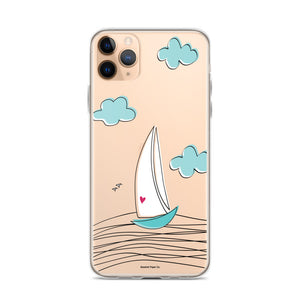 Love Sailboat iPhone Case