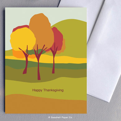 Thanks Giving Landscape Card Wholesale (Package of 6) - seashell-paper-co