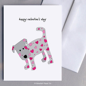 Valentine's Day Dog Card - seashell-paper-co