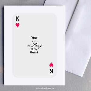 Love King of Heart Card Wholesale (Package of 6) - seashell-paper-co